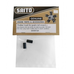 SAITO #50124 124 Rubber Bush for Push-rod Cover (L)